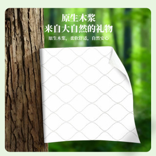 雨森 悬挂式抽纸面巾纸卫生纸 5层 1400张*4提