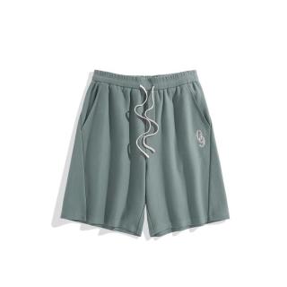 太平鸟 男装夏季款撞色刺绣抽绳卫裤直筒潮流五分休闲短裤男式休闲裤