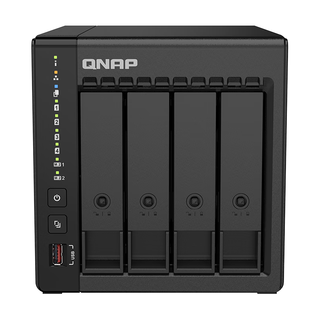 威联通 TS-466C 四盘位NAS 8G内存 16TB套装