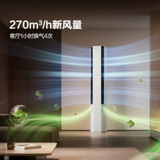 海信 智新风 新风空调 KFR-72LW/X5E1-1 AI 大3匹 新一级能效