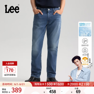 Lee 男士牛仔裤 中蓝色 32