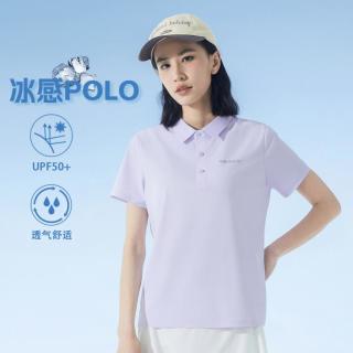 361° 夏季女士短袖POLO衫户外运动休闲翻领上衣T恤