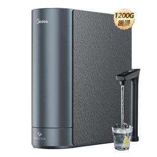 百亿补贴：美的 家用净水器1200G PRO 6年长效RO 直饮净水器厨下式鲜活零陈水