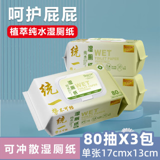 倍尔洁 Beierjie）湿厕纸RO纯水 卫生纸湿纸巾卫生男女专用 实惠装   40片*9包