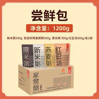 魅力厨房 即食粥组合 300g*4袋 开袋即食