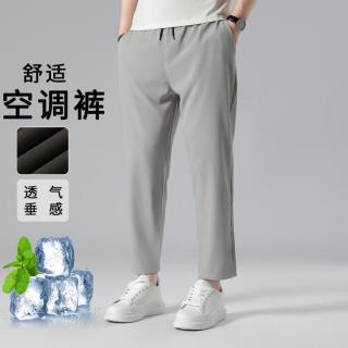 培蒙 夏装男士休闲运动裤透气时尚舒适轻薄裤子九分裤