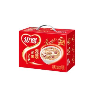 银鹭 桂圆八宝粥即食速食280克*4罐营养经典花生老牌早餐代餐粥