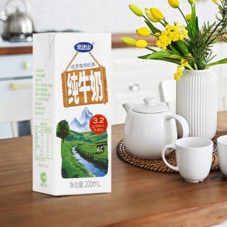 完达山 生牛乳纯牛奶200ml*24盒 3.2g蛋白  送礼盒装