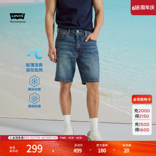 Levi's 冰酷系列 男士牛仔短裤 003YW-0001 中蓝色 32
