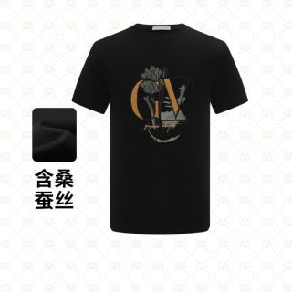 GIOVANNI VALENTINO 夏季款时尚印花顺滑透气高级感男士短袖t恤