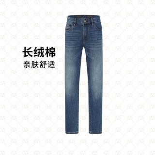 GIOVANNI VALENTINO 春款易打理商务休闲百搭舒适裤子男式牛仔裤
