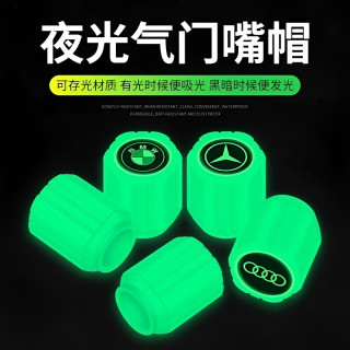 夜光气门嘴帽车盖胎用电动车汽车轮胎自行车摩托车气嘴盖气门芯盖