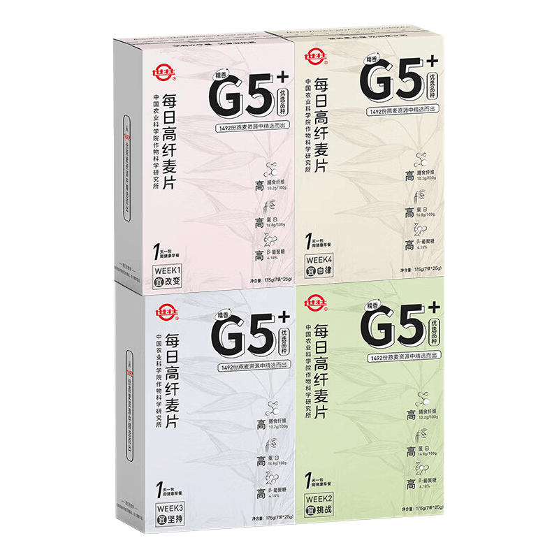 世壮 中国农科院每日高纤麦片 175g*4