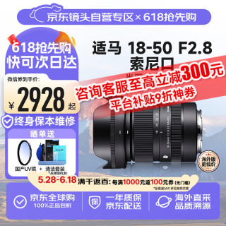 适马 18-50mm F2.8 DC DN 半画幅微单相机镜头 风光人像风景标准变焦镜头 索尼E卡口