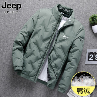 JEEP SPIRIT 吉普冬季立领羽绒服男轻薄外套男保暖潮流百搭外套