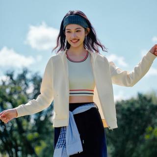 安踏 女款连帽针织运动上衣