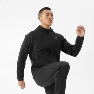new balance NB奥莱正品男款春秋款跑步健身训练上衣运动连帽外套夹克
