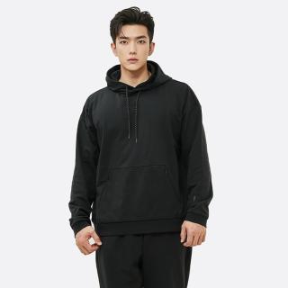 new balance NB奥莱正品 Grey男款连帽卫衣宽松休闲运动套头上衣