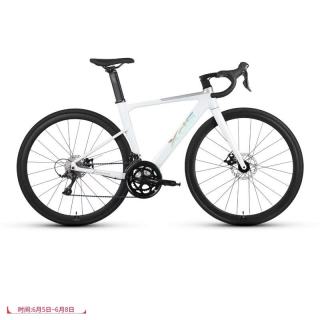 喜德盛 ?吴磊）公路自行车成人男女骑行变速RC618/RC618PRO rc618银/白 700*510(身高175-185cm) 24款银/白