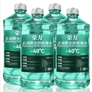 荣力 防冻冬季挡风汽车玻璃水去油膜四季通用强力去污清洁养护零下40度 0度
