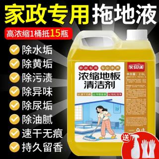 家贝美地板清洁剂2.5L地板砖瓷砖清洁剂拖地专用强力去污地板清洗剂液