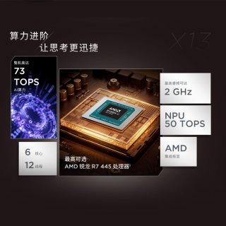 ThinkPad 联想ThinkPad X13锐龙Ryzen AI 7 PRO 445/3