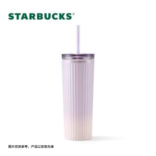 星巴克 杯子暮樱翩翩系列可爱吸管杯便携大容量随行水杯男女士