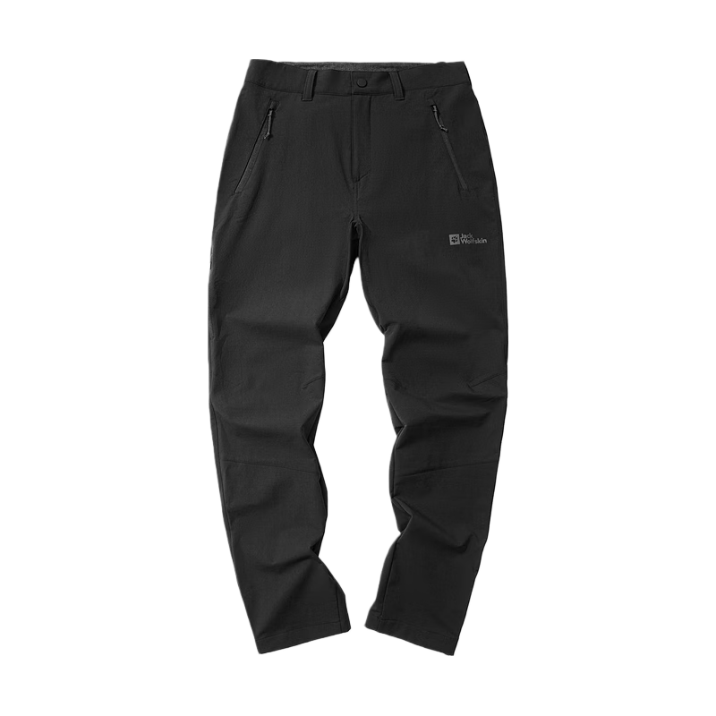 Jack Wolfskin/狼爪 ACTIVATE 男士户外高弹防风速干软壳裤 黑色 M