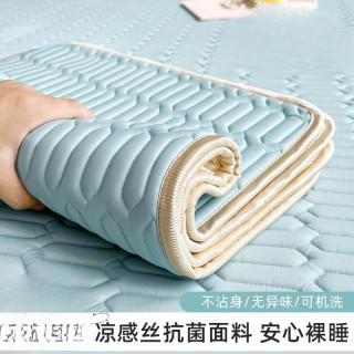 夏季冰丝乳胶凉席冰豆豆凉感冰丝席 200*150