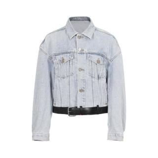 alexanderwang ALEXANDER WANG 女式春秋款时尚简约休闲百搭牛仔外套