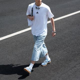 限尺码：adidas 夏季款男装圆领短袖上衣休闲日常时尚户外潮流跑步透气运动T恤