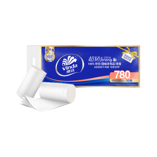 维达 无芯卷纸 超韧4层厚韧 卫生纸厕纸 卷筒 4层 78g/卷*10卷