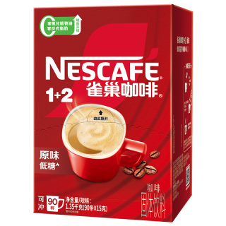 雀巢 咖啡1+2原味即溶咖啡饮品1350g*盒
