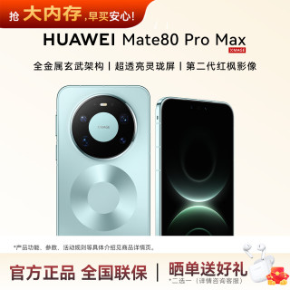 华为 Mate 80 Pro Max 手机 16GB+512GB 极光青