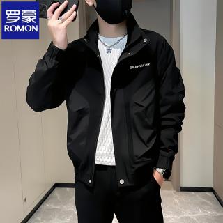 罗蒙 pierre cardin 皮尔·卡丹 男士刺绣潮流时尚夹克