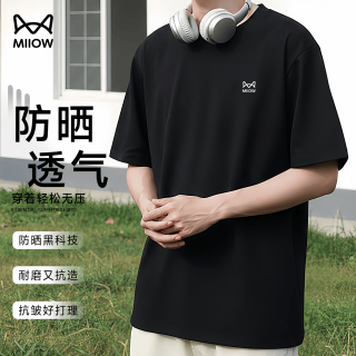 猫人 男士运动速干短袖