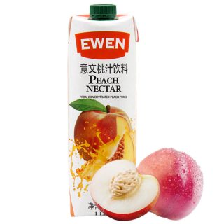 EWEN 桃汁饮料 1L*1瓶 塞浦路斯进口