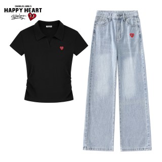 CHARLES JANG'S HAPPY HEART 女士短袖套装 TX6200603