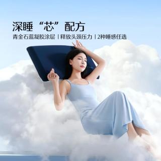 水星家纺 深睡眠pro记忆枕头双面睡感成人护颈椎助睡眠枕芯学生枕头芯