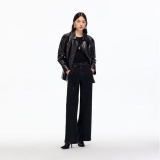 VERO MODA 牛仔裤夏季宽松阔腿裤简约通勤百搭显高显瘦
