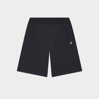 FILA 男装男式时尚简约休闲五分裤男士基础百搭针织短裤