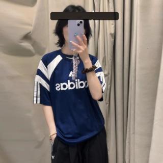 adidas 男女同款短袖T恤 KF4725