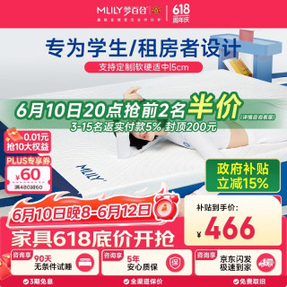 MLILY 快充薄垫 记忆棉床垫
