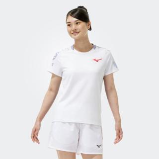 美津浓 短袖T恤女款夏季运动跑步正肩吸湿透气修身上衣