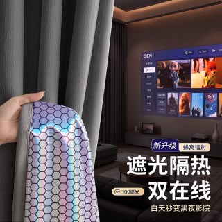 未来式 防晒隔热帘04 遮光防晒隔热窗帘 2026新款 深灰色