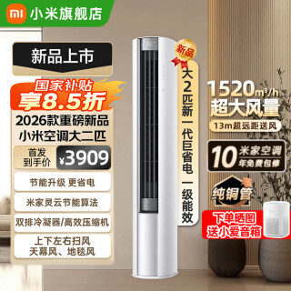 小米 大2匹巨省电立式柜机 新一级能效51LW-PL30/N1A1(W)
