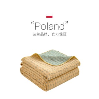 普利顿 全棉空调被子被芯夏凉被儿童毛巾被纯棉毛毯盖毯可机洗单