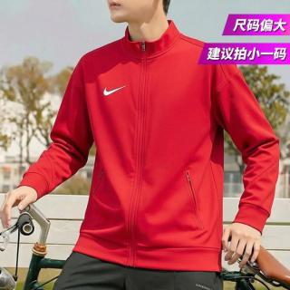 NIKE 2026春秋款针织夹克男装上衣休闲舒适跑步健身训练户外运动外套