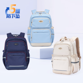 卡拉羊 初高中生五维减负防下坠 风琴双肩包 CX5190