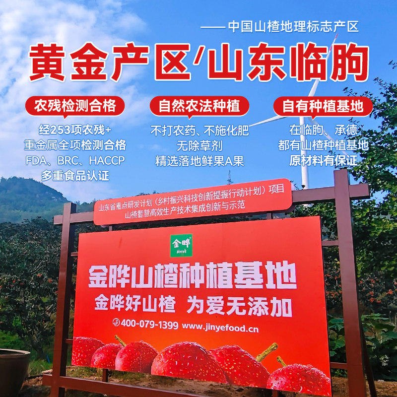 金晔 山楂清清原味山楂清汁 果汁饮料